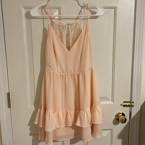 Bebe lace back dress